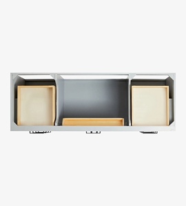 Meuble-lavabo de salle de bain Timothy sur mesure de 60 pouces, avec vasque simple, 9 options de finition, directement de l'usine au Vietnam - Product Image 6