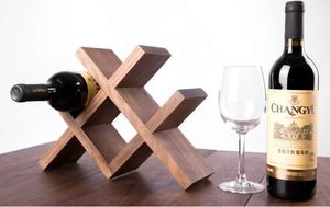 Wine lovers tabletop wine <b>rack</b> contemporary <b>bar</b> accessory natural wood wine stand elegant wine storage compact wine <b>rack</b> - Product Image 6