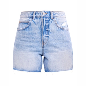 Shorts Vaqueros Casuales Rectos para Mujer, Personalizados, OEM ODM, Alta Calidad, Ecológicos, Transpirables, Algodón, Venta al Por Mayor - Product Image 1