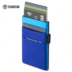 TILONSTAR TVC303 <b>Metal</b> Aluminum Pop up ID Bankcards <b>Card</b> Case Business <b>Card</b> <b>Holders</b> Credit <b>Card</b> <b>Holder</b> Custom Logo - Product Image 4
