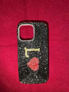 Heritage Style Beaded Phone Cover Baseball Team Beaded Embroidery Phone <b>Case</b> Sports Themed Luxury Phone Cover Traditional - Product Image 5