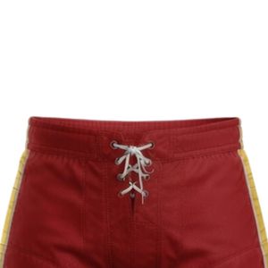 Pantalones Cortos Deportivos de Poliéster para Hombre, Color Rojo Dorado, Sublimados, para Entrenamiento de Hockey sobre Hielo, con Cordón Ajustable y Franja Lateral, para Rendimiento Atlético en Equipo - Product Image 3