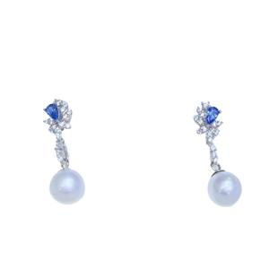 Zhuji Natural 8-9mm Freshwater Pearl <b>Earrings</b> <b>for</b> <b>Women</b> Strong Light Exquisite <b>Small</b> Freshwater Pearls Almost Flawless - Product Image 5