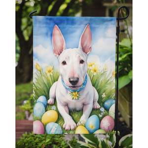 Multicolor English Bull Terrier Easter <b>Egg</b> Hunt Garden Flag Mailbox <b>Decorative</b> Yard Banner for Patio Artwork for Flower Beds - Product Image 3