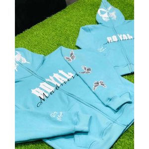 เสื้อฮู้ดปักลายสไตล์ดิสเทรส พิมพ์ลายซิลค์สกรีน ผ้าฝ้าย 100% สตรีทแวร์ลำลอง ยูนิเซ็กส์ สำหรับฤดูหนาว ทรงปกติ มีกระเป๋า - Product Image 3