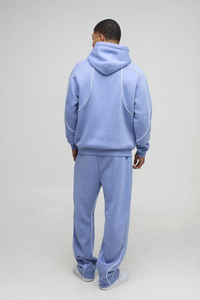 Conjunto Deportivo Personalizado de Fabricante, Sudadera con Capucha y Pantalones Deportivos Casuales, 420g, 100% Algodón Felpa, Grueso, Ecológico y Transpirable - Product Image 2