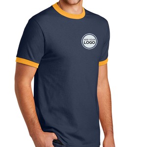T-shirts Ringer à manches courtes personnalisés avec impression - Product Image 6