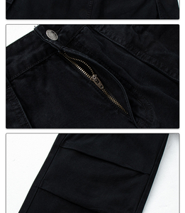 Wholesale Men's <b>Tactical</b> Cargo <b>Pants</b> Canvas <b>Waterproof</b> Quick Dry Breathable Eco-Friendly Casual Straight Customized High Quality - Product Image 6