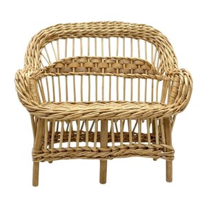 Luxury High Quality Vintage Wicker Doll <b>Sofa</b> Cheap Price Wholesale Factory Price Hot Sale Children Toy Antique Decor - Product Image 2