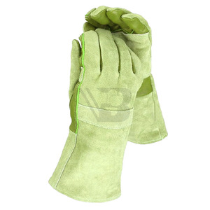 Professional Wholesale Leather Welding <b>Gloves</b> With Good Price / High Quality Breathable Welding <b>Gloves</b> For Unisex - Product Image 3