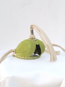 หมวกนกเหยี่ยวอาหรับทำมือ หนังทนทาน อุปกรณ์สำหรับฝึกนกเหยี่ยว หมวกนกเหยี่ยวอาหรับ หนังกลับ - Product Image 3