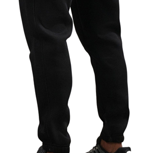 Mens Black Crew Neck Tracksuit Casual <b>Athletic</b> Gymwear Sweatshirt and Jogger Set Winter Sports Activewear Streetwear Comfortable - Product Image 4