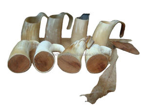 แก้วเบียร์ทำจากเขาควายธรรมชาติ ขัดเงา กันน้ำ รูปทรงสัตว์ ทำด้วยมือ เหมาะสำหรับงานกลางแจ้ง แคมป์ปิ้ง และเป็นของขวัญ - Product Image 5