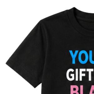 Camiseta Juvenil Negra de Manga Corta y Cuello Redondo con Diseño Gráfico para la Escuela, Ropa Cómoda para Uso Diario - Product Image 4