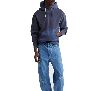 เสื้อฮู้ดดี้ผู้ชายคุณภาพสูง งานปักลาย ดีไซน์ทำสีซีดแบบ Acid Wash ผ้าฝ้ายเฟรนช์เทอร์รี่ 500gsm ทรงโอเวอร์ไซส์ มีกระเป๋า - Product Image 2