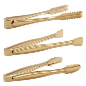 Elegant Metal Serving <b>Tongs</b> for Buffet Salad Bread <b>BBQ</b> Dessert Serving Use - Product Image 4