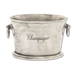 Seau à vin ovale en métal pour mariages, refroidisseur à champagne décoratif avec poignées robustes, articles de bar haut de gamme, seau à glace pour l'hôtellerie - Product Image 6