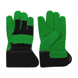 Guantes de Trabajo de Cuero en Oferta, Guantes Cortos de Cuero Resistentes al Calor, Guantes de Protección de Cuero con Servicio OEM - Product Image 3