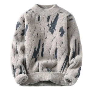 LASARO INTERNATIONAL Factory Made Solid Color Fine Knit Casual <b>Men</b> <b>Cardigan</b> <b>Long</b> Sleeve Comfortable Daily Travel Sweater 100% - Product Image 6