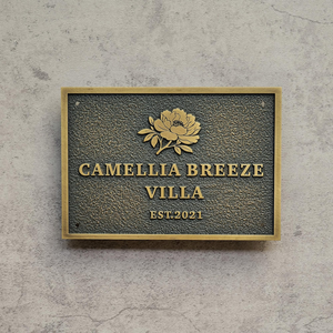 Custom Brass <b>Plaques</b> Personalized Metal Nameplates Commemorative Gift <b>Plaques</b> Historical Building Signs Durable Outdoor Door - Product Image 4