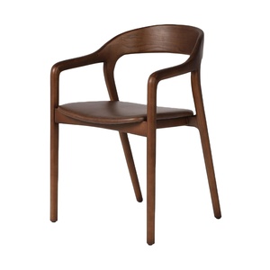 เก้าอี้ทานข้าวไม้สักอินโดนีเซีย ทำด้วยมือ โครงไม้เนื้อแข็ง สำหรับห้องรับประทานอาหาร คาเฟ่ โรงแรม เฟอร์นิเจอร์คุณภาพส่งออก - Product Image 1