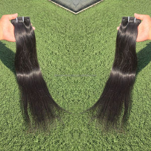 Extensions de Cheveux Vierges Remy 100% Indonésiens Doux et Brillants, Alignement des Cuticules, Sans Nœuds, Double Trame Faite à la Machine / Clip-in - Product Image 4