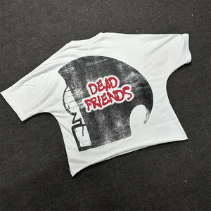 High Quality Plus Size Men's Casual Tee with Custom Logo & Blank Design 2026 <b>Top</b> Trending Oversized Streetwear Unisex T-Shirts - Product Image 2