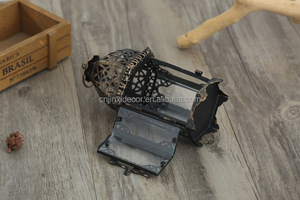 Nuovo Arrivo: <span class=keywords><strong>Lampade</strong></span> <span class=keywords><strong>a</strong></span> Olio in Metallo e Vetro Fatte <span class=keywords><strong>a</strong></span> Mano, Portacandele per Eid e Ramadan, Decorazione Festiva in Ferro - Product Image 6