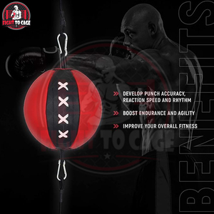 Saco de Boxeo de Doble Extremo de Cuero 2026 para Gimnasio, Bola de Doble Extremo para Entrenamiento de Velocidad de Boxeo y MMA, Equipo de Ejercicio - Product Image 2