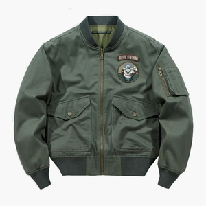 OEM ODM Streetwear Clothing Supplier Custom Embroidery Chenille Patch High School Letterman <b>Jacket</b> Spring Low MOQ Varsity Front - Product Image 1