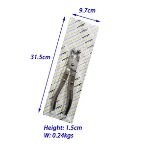 TAIWAN CALIBRE Steel <b>Hose</b> <b>Clamp</b> <b>Pliers</b> with Swivel Head for Auto Repair DIY Grade 208mm Length - Product Image 6