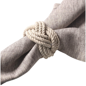 Modern Design Macrame Napkin Rings Table Decoration Home Decor Christmas Thanksgiving Tissue Holders Handmade Knot <b>Clothes</b> Ring - Product Image 5