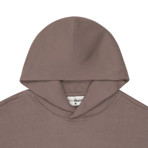 Sudadera con capucha color moca. Nombres alternativos: * Sudadera con capucha en tono tierra * Sudadera con capucha de felpa marrón premium * Sudadera con capucha moca extragrande - Product Image 3