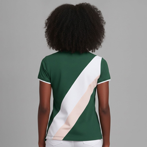 Servicio OEM, Ropa Deportiva Casual de Verano para Mujer, Ecológica, Transpirable, de Secado Rápido, 100% Algodón, para Golf, con Logotipo - Product Image 3