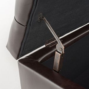 Glouster Storage Ottoman V2 Sgabello Elegante con Spazio di Archiviazione Nascosto Modello D0100HRAKA6 Come da Immagine - Product Image 1