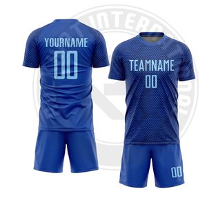 Ensemble d'uniformes de football de qualité supérieure, respirant et à séchage rapide, maillot et short pour les équipes, entraînements et matchs, hommes et femmes - Product Image 1