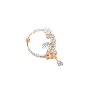 Mishi CZ Designer Stainless Steel Nose Stud-Internally Threaded Cartilage Earring for Children - Product Image 3