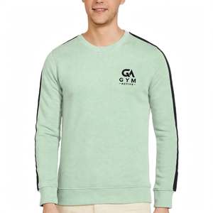 <b>Gym</b> Active Men's Solid Color Hooded <b>Sweatshirt</b> Factory Wholesale Customizable Fashion Plus Size Crewneck for Man Casual Wear - Product Image 4