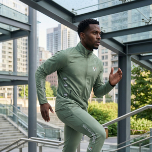 ชุดวอร์มออกกำลังกายแบบสวมใส่ได้ทั้งชายและหญิง ทรงสลิมฟิต สำหรับวิ่ง ฟิตเนส และกิจกรรมกลางแจ้ง ยี่ห้อ Maluza Industries - Product Image 6