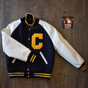 Chaqueta Universitaria Personalizada – Chaqueta Deportiva Estilo Letterman, Precio al por Mayor, Producto Totalmente Personalizado, Logotipo Personalizado - Product Image 1
