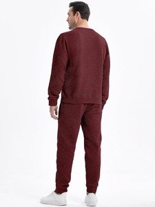 Ensemble de survêtement unisexe haut de gamme 2 pièces : sweat-shirt et pantalon de jogging – Tenue décontractée et élégante pour le sport - Product Image 3