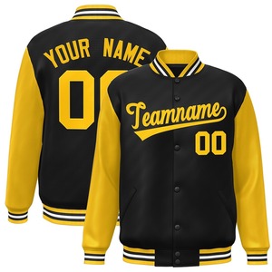 Wholesale Custom Stylish Chenille Embroidery Patched Genuine Full Sleeves Plain Baseball Plus Size Men's Varsity Jackets - Product Image 1