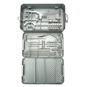 Kit d'instruments orthopédiques vétérinaires PUSM de qualité supérieure pour traumatismes, avec clous élastiques en acier inoxydable, certifié CE ISO, manuel inclus - Product Image 1