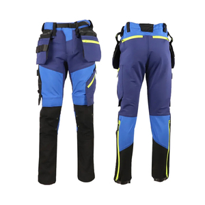 Pantalon de travail confortable et résistant pour la construction, vêtement de sécurité, pantalon de travail de haute qualité, couleur unie personnalisable pour le secteur routier - Product Image 6