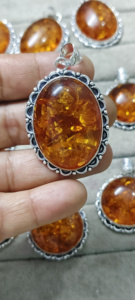 High Grade Top Selling Amber Gemstone Pendant for Jewelry <b>Crystal</b> <b>Accessory</b> Premium Quality Vintage Pendants From Bulk Supplier - Product Image 6