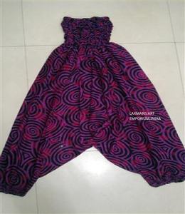 MIX MATCH Pyjama sarouel d'été décontracté en rayonne Pantalon imprimé respirant avec fermeture à cordon de serrage - Product Image 3