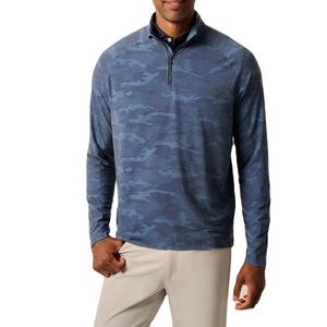 Top Trending Custom Logo High Quality Camouflage Golf Clothing Windproof <b>Men</b> Half Quarter 1/4 <b>Zip</b> <b>Men's</b> Pullover Sweatshirt - Product Image 2