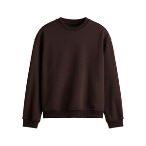 Sweat-shirt d'hiver pour homme, couleur unie, logo sur le devant, tissu tricoté, coupe régulière pour un mouvement fluide - Product Image 2