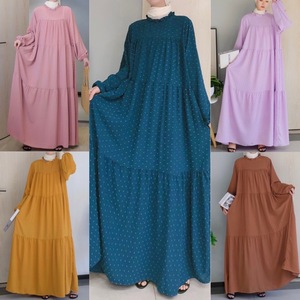 Abaya Modern Dress Muslim <b>Islamic</b> Clothing Women Abaya Solid Color Wholesale Customized - Product Image 4