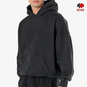 Sudadera con Capucha para Hombre Ryan Pro Gear con Logotipo Personalizado en la Parte Delantera, 100% Algodón Felpa, Transpirable, Corte Regular, Especial de Invierno - Product Image 1